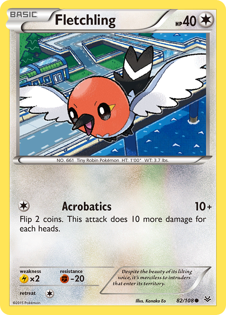 Fletchling (82/108) [XY: Roaring Skies] | Good Games Cannington
