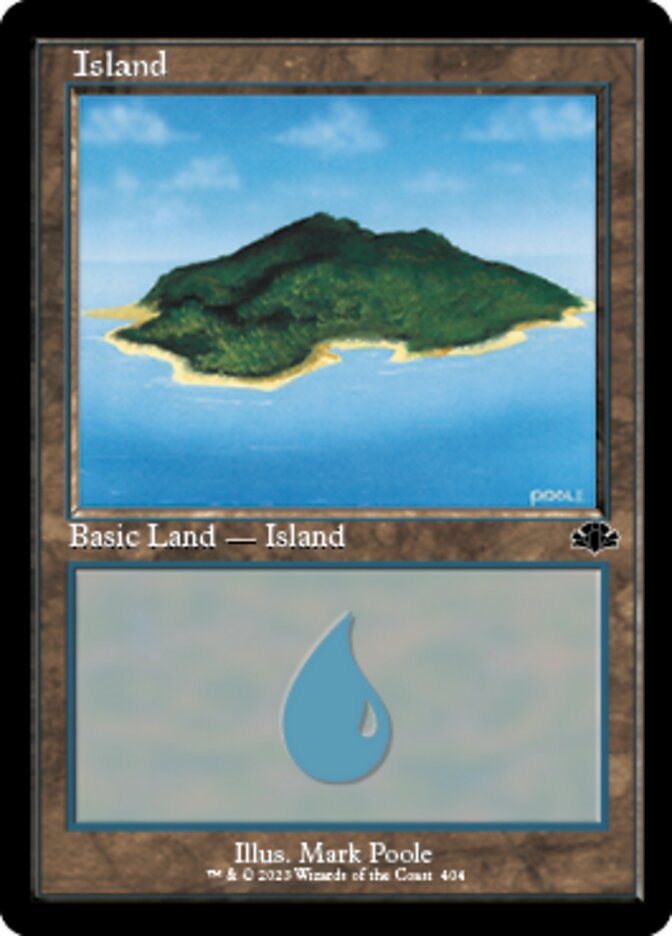 Island (404) (Retro) [Dominaria Remastered] | Good Games Cannington