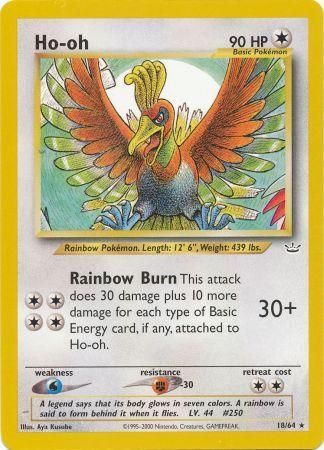 Ho-oh (18/64) [Neo Revelation Unlimited] | Good Games Cannington