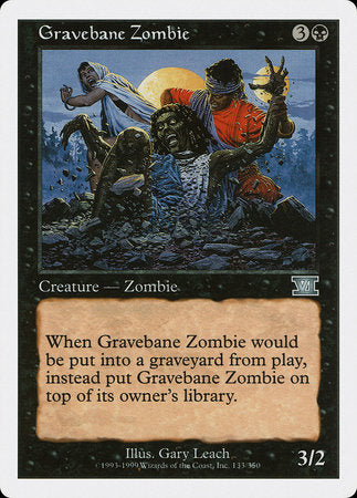 Gravebane Zombie [Classic Sixth Edition] | Good Games Cannington