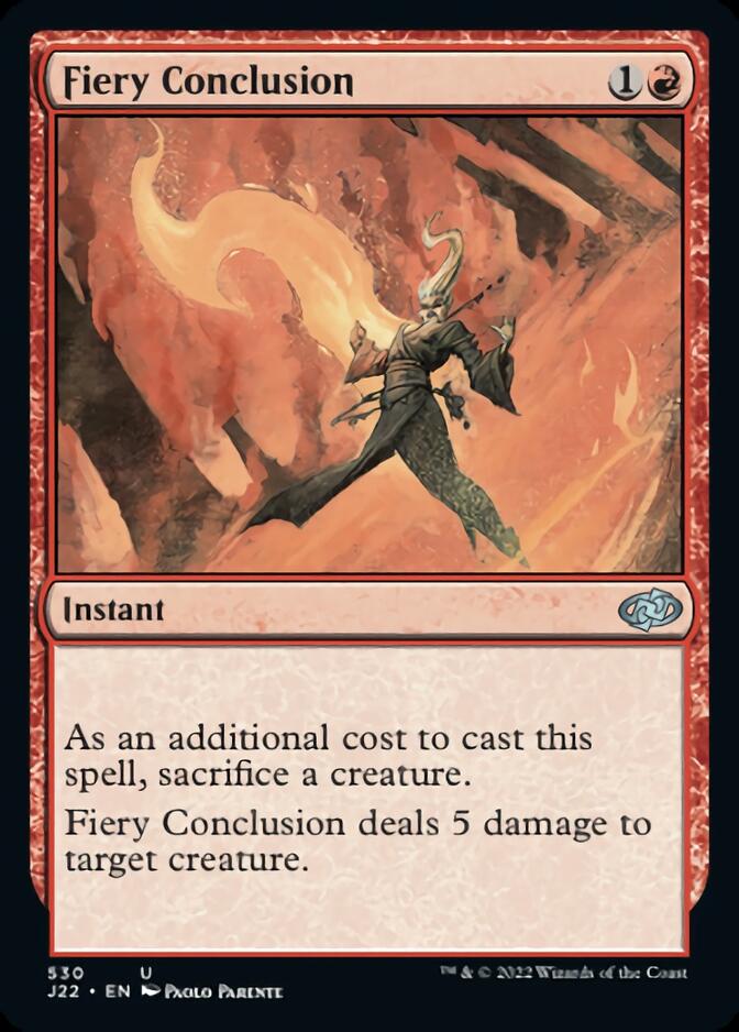 Fiery Conclusion [Jumpstart 2022] | Good Games Cannington