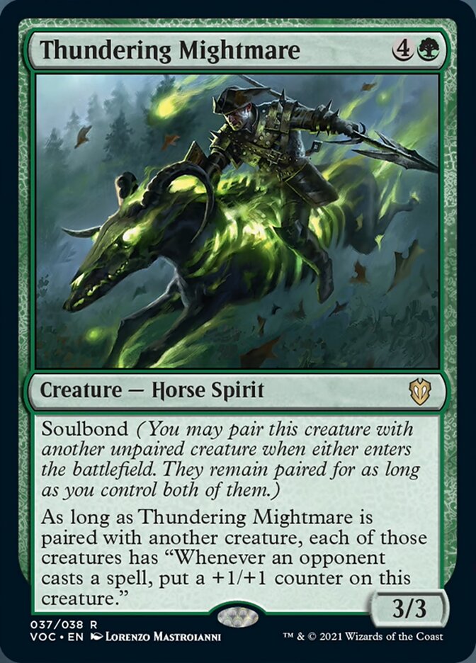 Thundering Mightmare [Innistrad: Crimson Vow Commander] | Good Games Cannington