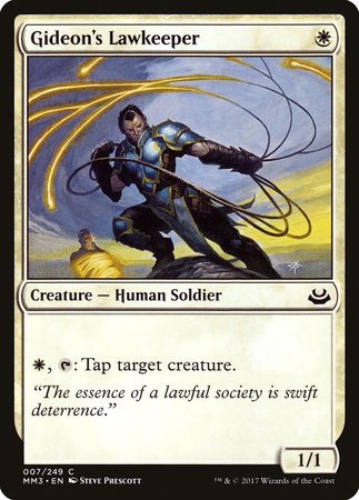 Gideon's Lawkeeper [Modern Masters 2017] | Good Games Cannington