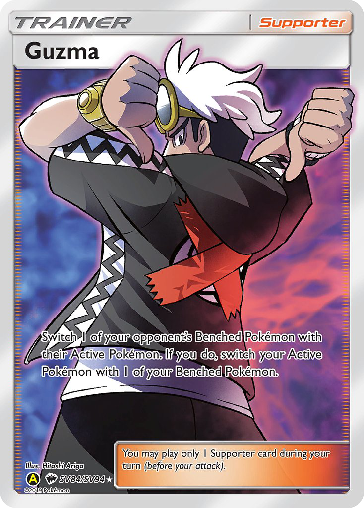 Guzma (SV84/SV94) [Sun & Moon: Hidden Fates - Shiny Vault] | Good Games Cannington