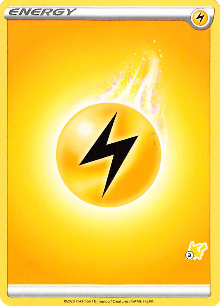Lightning Energy (Pikachu Stamp #3) [Battle Academy 2022] | Good Games Cannington
