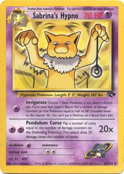 Sabrina's Hypno (56/132) [Gym Challenge Unlimited] | Good Games Cannington
