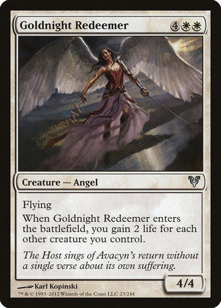 Goldnight Redeemer [Avacyn Restored] | Good Games Cannington