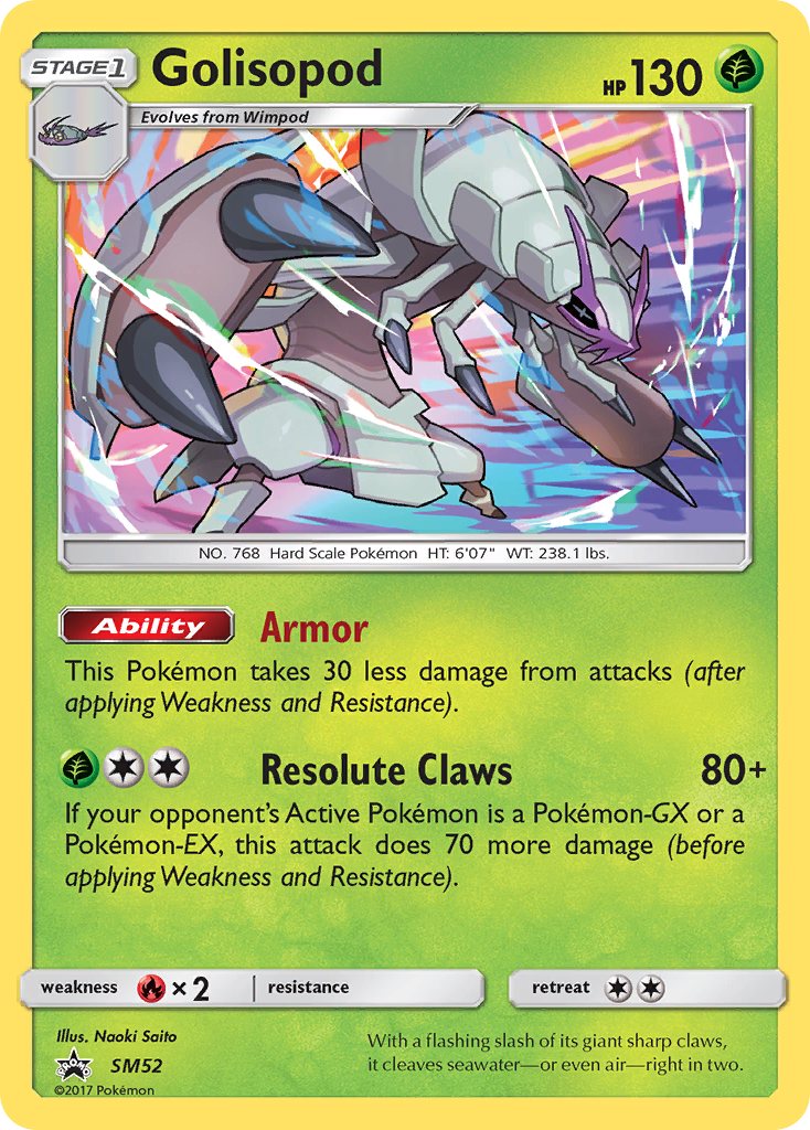 Golisopod (SM52) [Sun & Moon: Black Star Promos] | Good Games Cannington