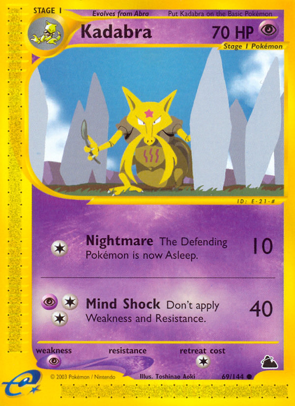 Kadabra (69/144) [Skyridge] | Good Games Cannington