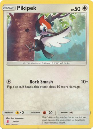 Pikipek (15/30) [Sun & Moon: Trainer Kit - Lycanroc] | Good Games Cannington