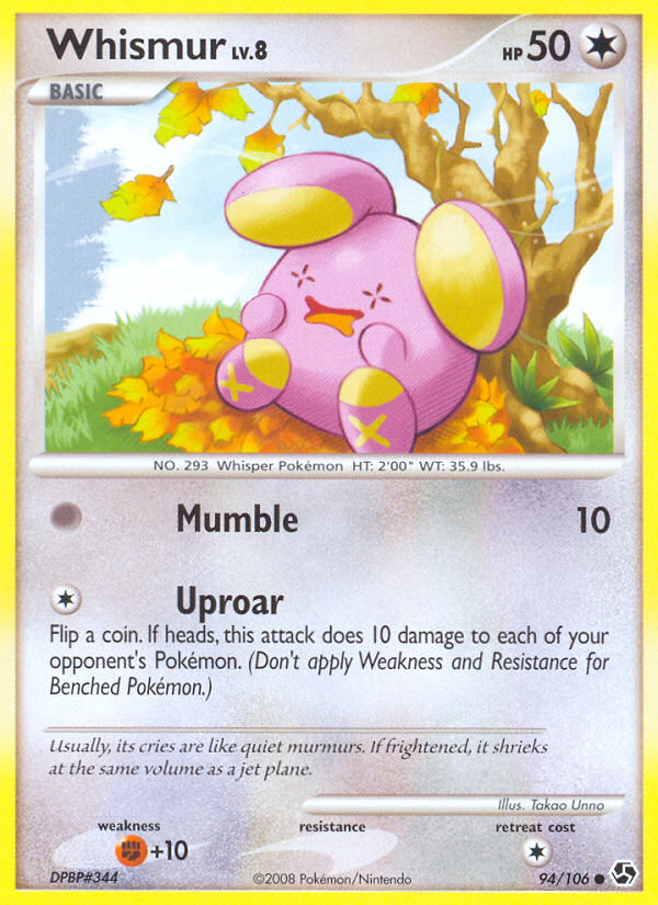 Whismur (94/106) [Diamond & Pearl: Great Encounters] | Good Games Cannington
