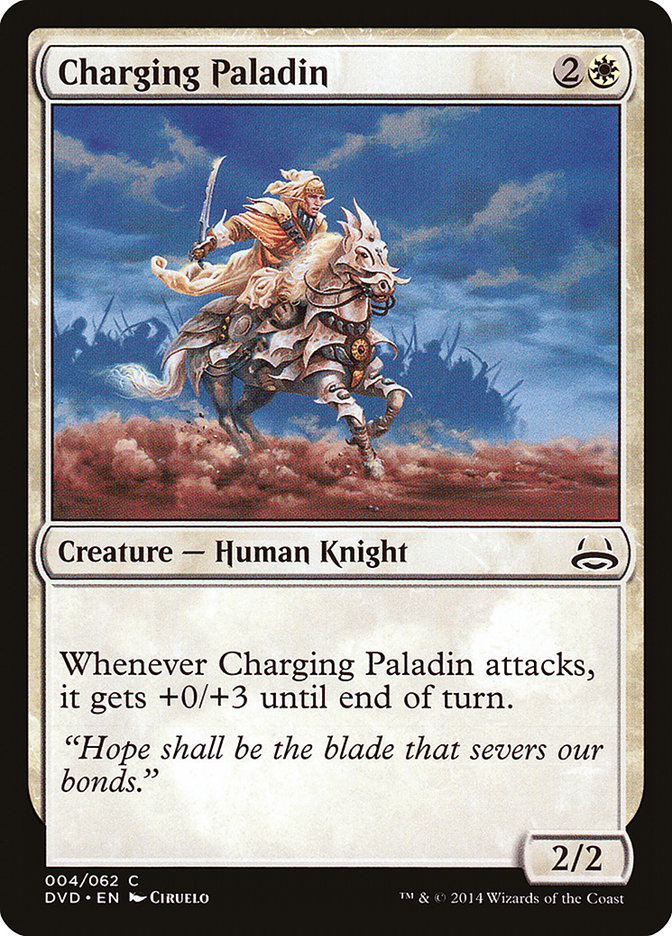 Charging Paladin (Divine vs. Demonic) [Duel Decks Anthology] | Good Games Cannington