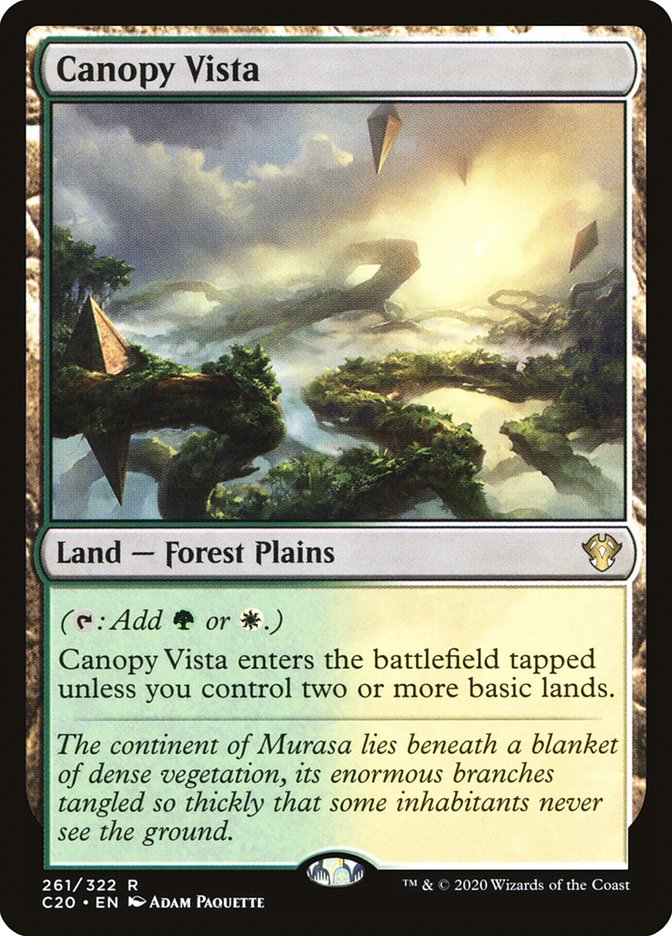 Canopy Vista [Commander 2020] | Good Games Cannington