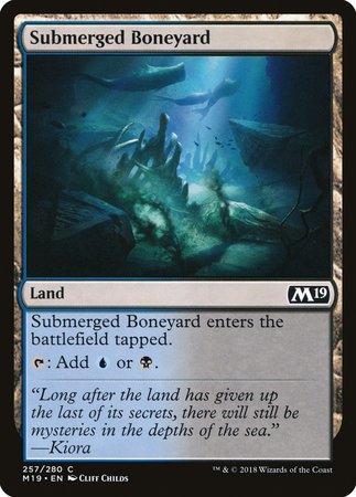 Submerged Boneyard [Core Set 2019] | Good Games Cannington