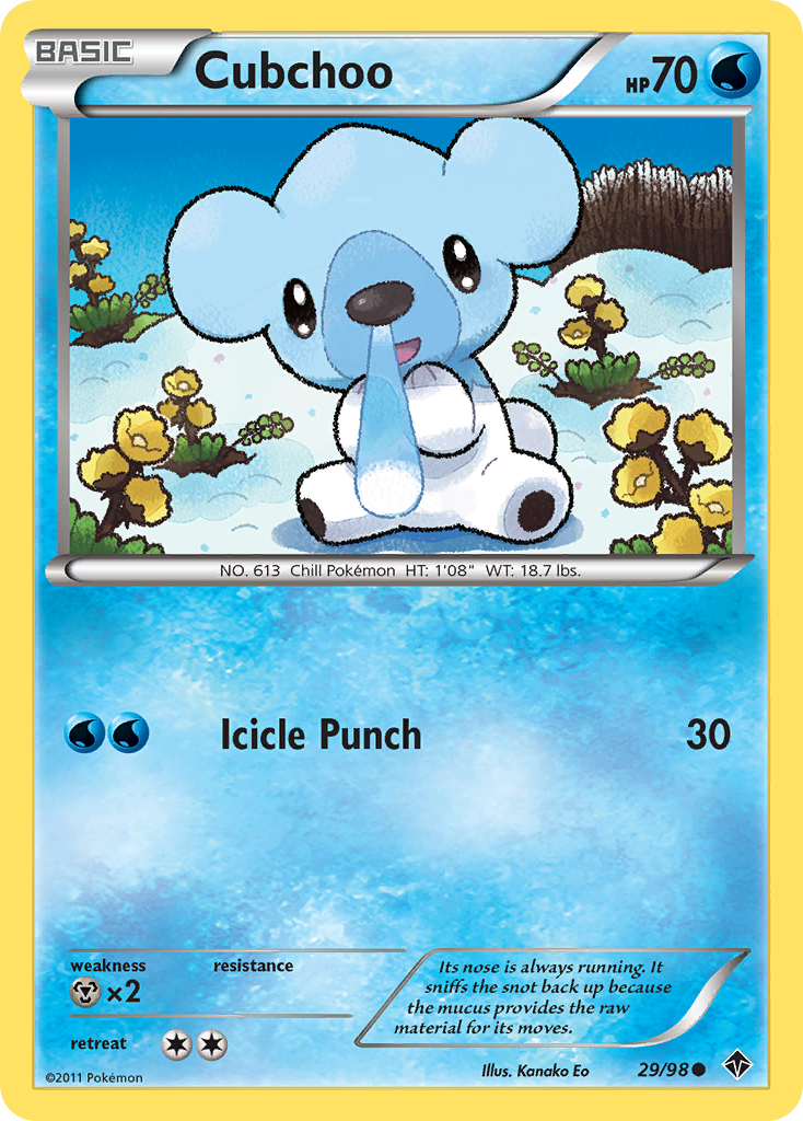 Cubchoo (29/98) [Black & White: Emerging Powers] | Good Games Cannington