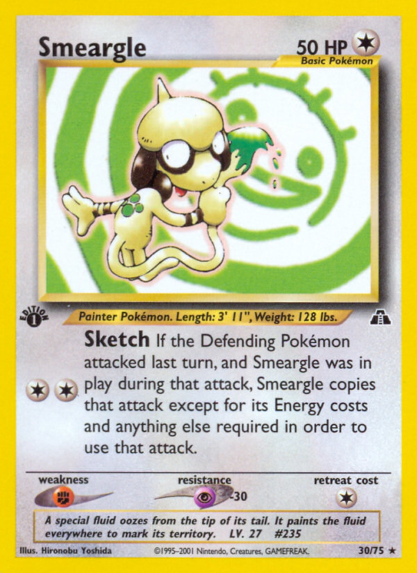 Smeargle (30/75) [Neo Discovery 1st Edition] | Good Games Cannington