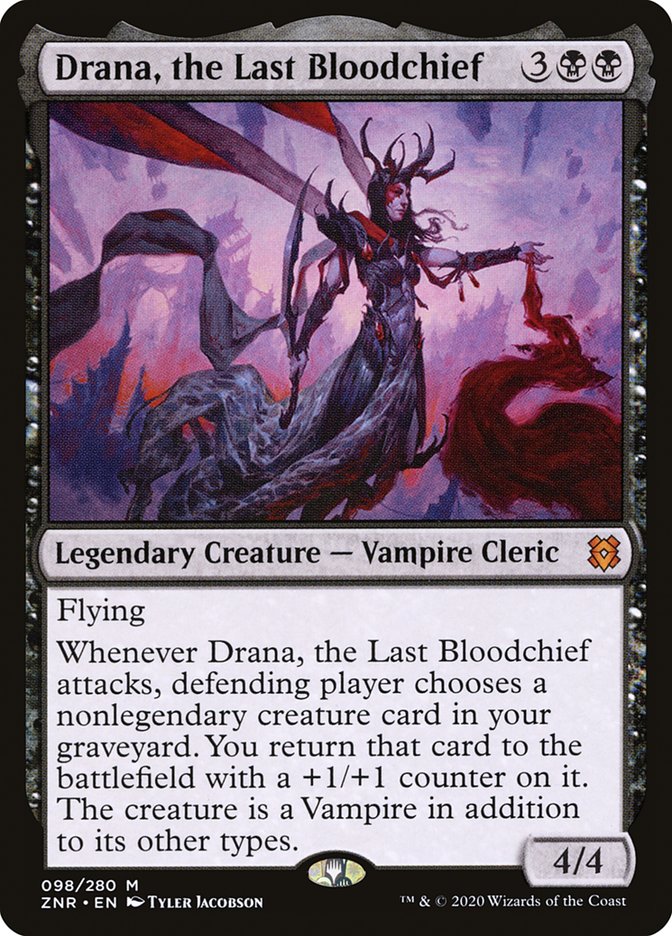 Drana, the Last Bloodchief [Zendikar Rising] | Good Games Cannington