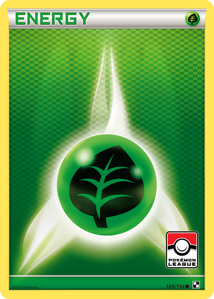 Grass Energy (105/114) [Black & White: Base Set] | Good Games Cannington
