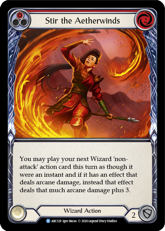 Stir the Aetherwinds (Red) [U-ARC129] Unlimited Normal | Good Games Cannington