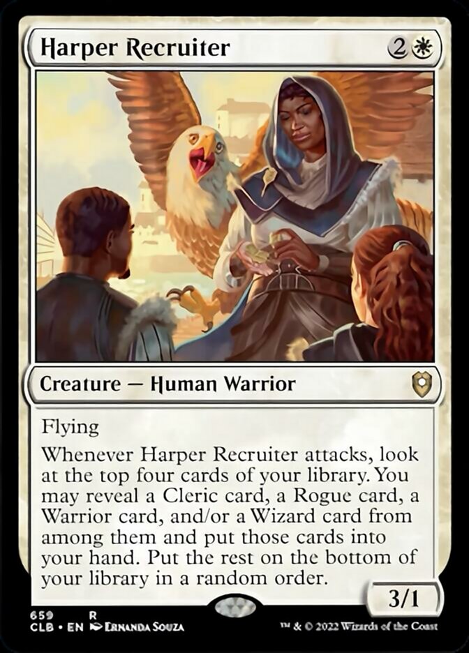 Harper Recruiter [Commander Legends: Battle for Baldur's Gate] | Good Games Cannington