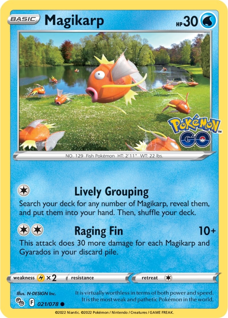 Magikarp (021/078) [Pokémon GO] | Good Games Cannington
