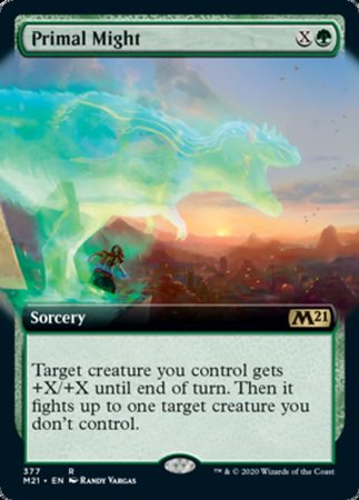 Primal Might (Extended Art) [Core Set 2021] | Good Games Cannington