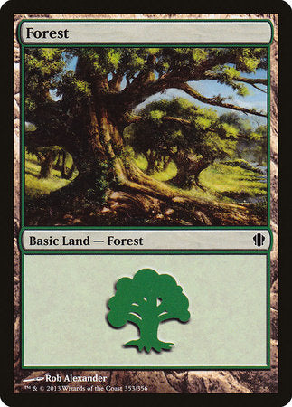 Forest (353) [Commander 2013] | Good Games Cannington