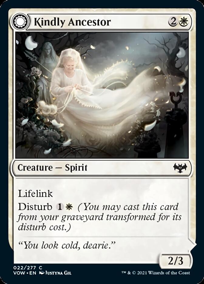Kindly Ancestor // Ancestor's Embrace [Innistrad: Crimson Vow] | Good Games Cannington