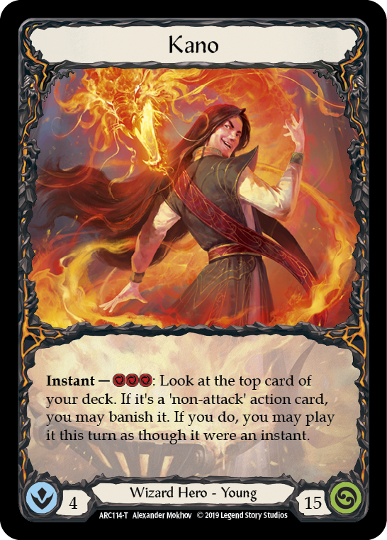Kano // Kano, Dracai of Aether [ARC114-T // ARC113-T] 1st Edition Normal | Good Games Cannington