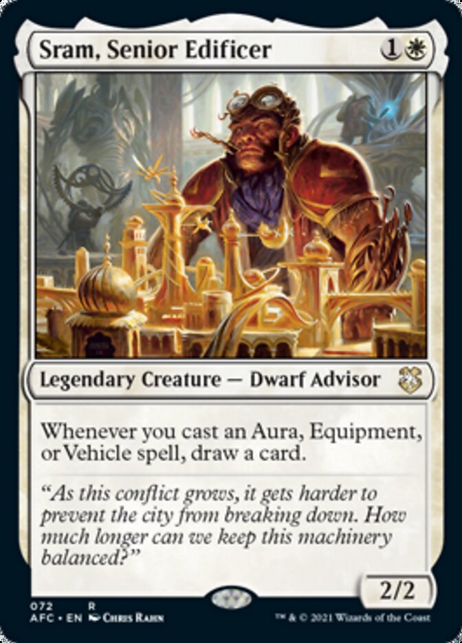Sram, Senior Edificer [Dungeons & Dragons: Adventures in the Forgotten Realms Commander] | Good Games Cannington