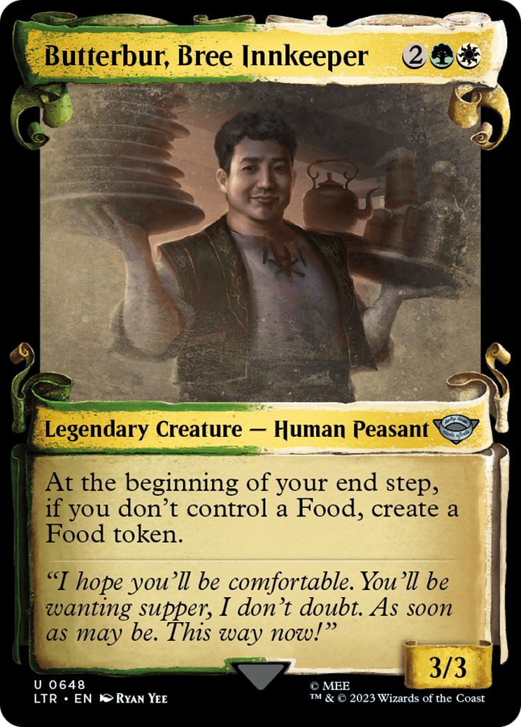 Butterbur, Bree Innkeeper [The Lord of the Rings: Tales of Middle-Earth Showcase Scrolls] | Good Games Cannington