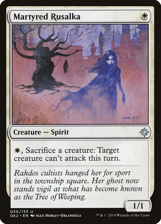 Martyred Rusalka [Ravnica Allegiance Guild Kit] | Good Games Cannington