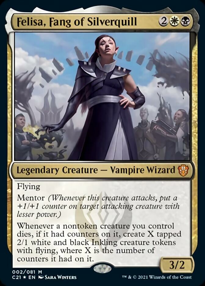 Felisa, Fang of Silverquill [Commander 2021] | Good Games Cannington