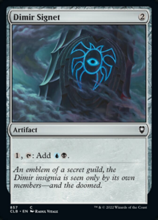 Dimir Signet [Commander Legends: Battle for Baldur's Gate] | Good Games Cannington