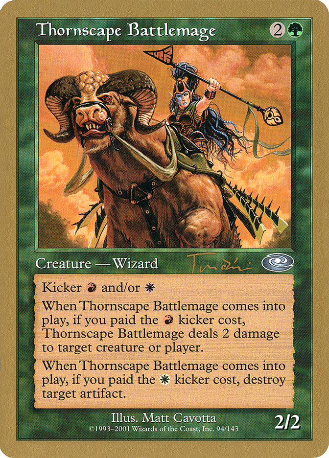 Thornscape Battlemage (Jan Tomcani) [World Championship Decks 2001] | Good Games Cannington
