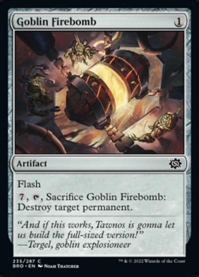 Goblin Firebomb [The Brothers' War] | Good Games Cannington