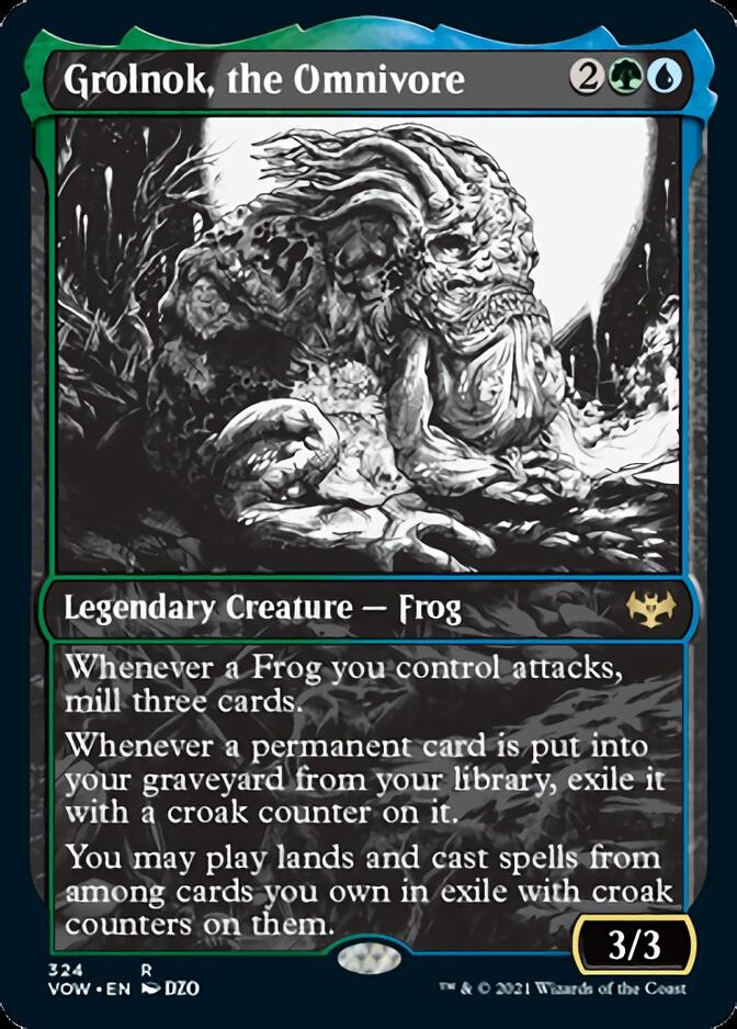 Grolnok, the Omnivore (Showcase Eternal Night) [Innistrad: Crimson Vow] | Good Games Cannington