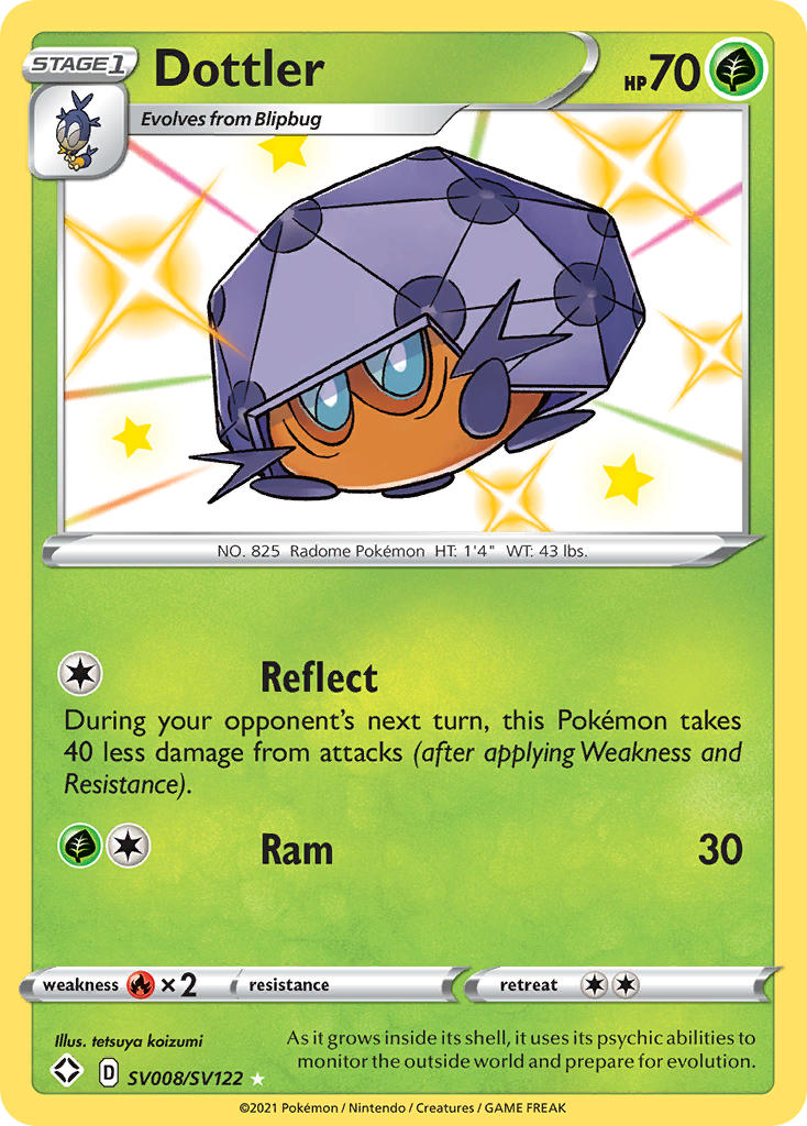 Dottler (SV008/SV122) [Sword & Shield: Shining Fates] | Good Games Cannington