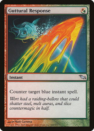 Guttural Response [Shadowmoor] | Good Games Cannington