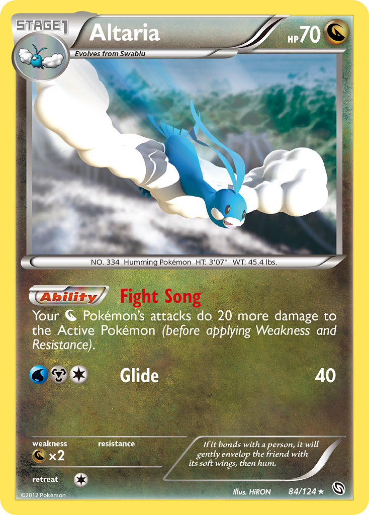 Altaria (84/124) [Black & White: Dragons Exalted] | Good Games Cannington