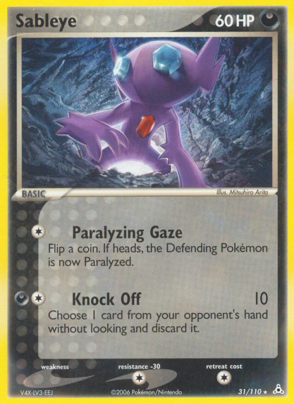 Sableye (31/110) [EX: Holon Phantoms] | Good Games Cannington
