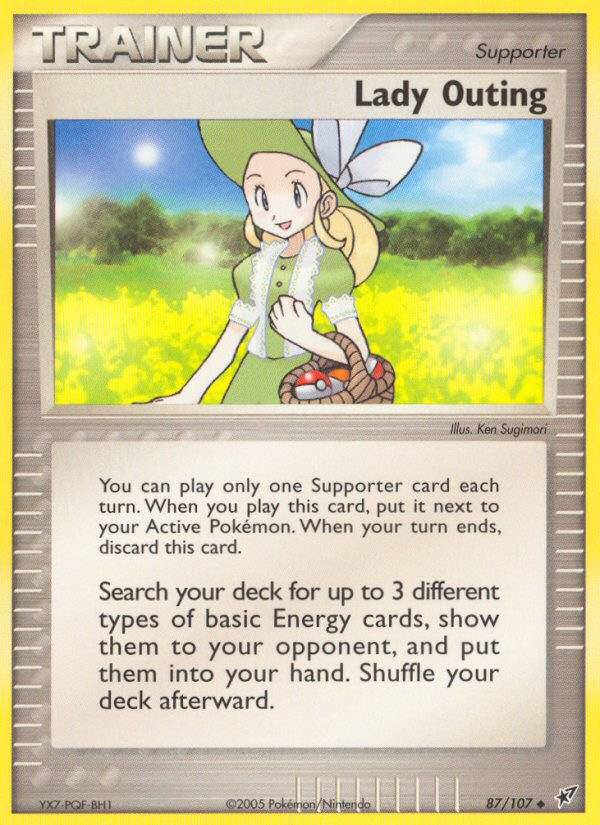 Lady Outing (87/107) [EX: Deoxys] | Good Games Cannington