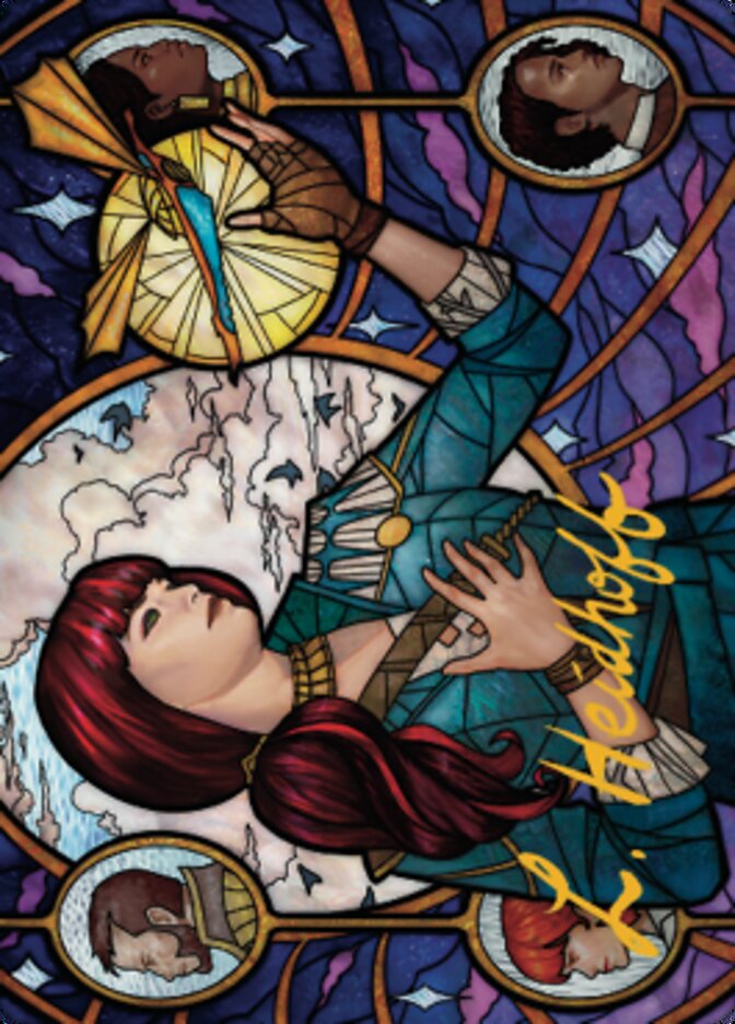 Jhoira, Ageless Innovator Art Card (Gold-Stamped Signature) [Dominaria United Art Series] | Good Games Cannington