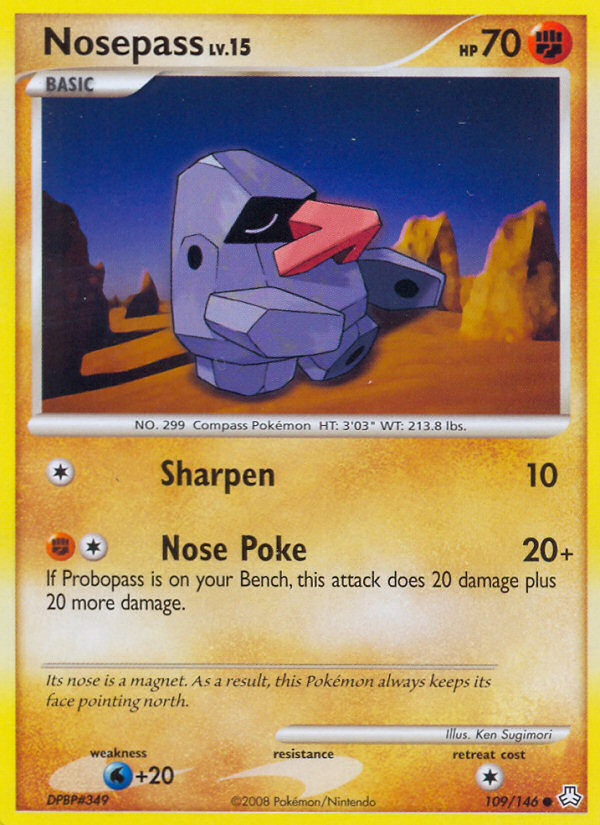 Nosepass (109/146) [Diamond & Pearl: Legends Awakened] | Good Games Cannington