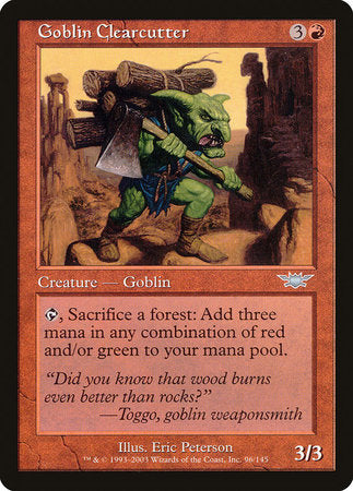 Goblin Clearcutter [Legions] | Good Games Cannington