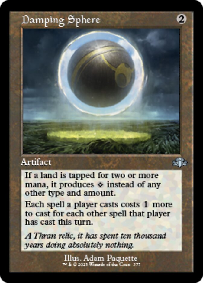 Damping Sphere (Retro) [Dominaria Remastered] | Good Games Cannington