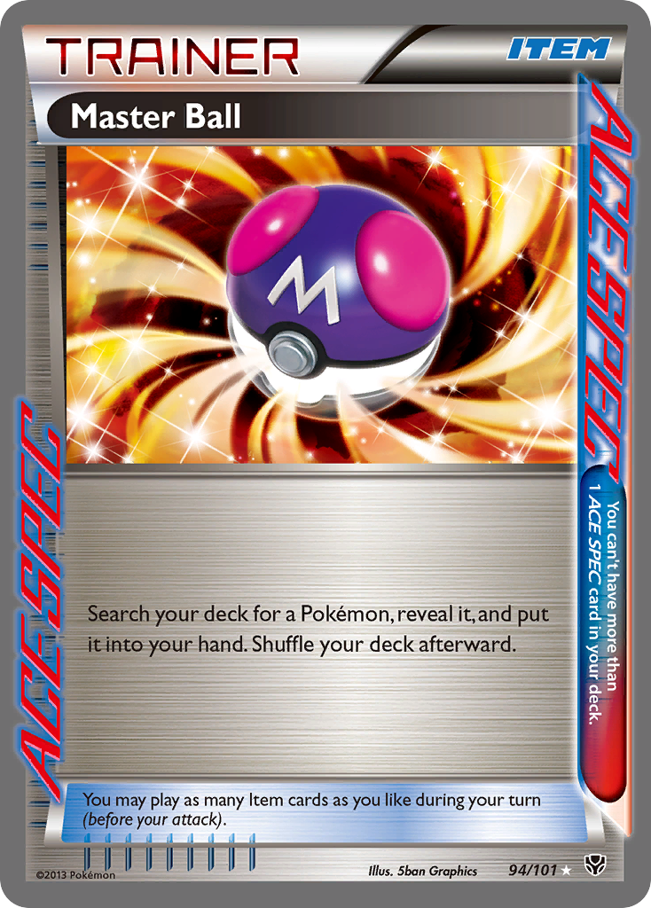 Master Ball (94/101) [Black & White: Plasma Blast] | Good Games Cannington