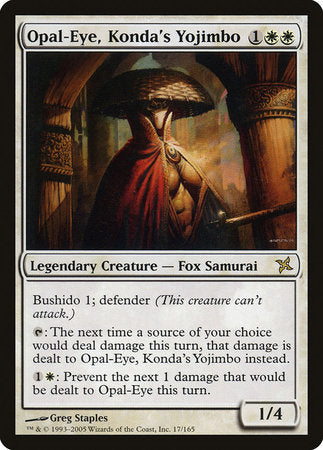 Opal-Eye, Konda's Yojimbo [Betrayers of Kamigawa] | Good Games Cannington