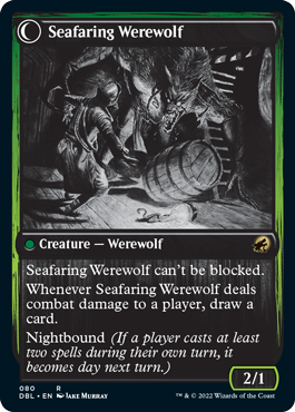 Suspicious Stowaway // Seafaring Werewolf [Innistrad: Double Feature] | Good Games Cannington