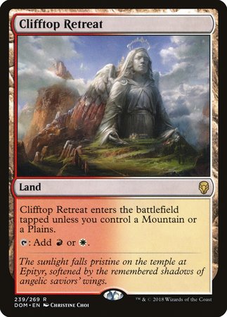 Clifftop Retreat [Dominaria] | Good Games Cannington